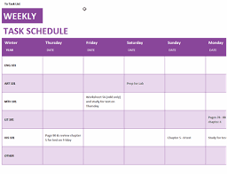 Generally, the sheet will be describing the specific schedule which is made for allocation of works that may related to any project, regular. Weekly Task Schedule