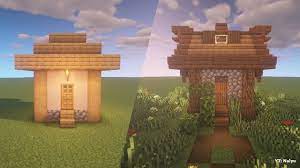The liveliness of the village and the rural feel runs with its own distinct charm. Improved Villager House Rebuild By Me But Not My Build Idea Minecraft Minecraft Village Ideas Minecraft Village Minecraft Crafts