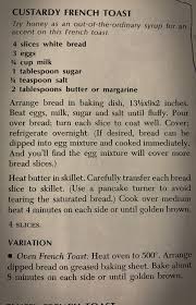 Betty Crocker Custard French Toast Betty Crocker Breakfast Recipes Baking