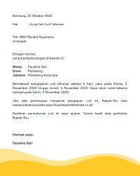 Oleh karena itu, anda harus membuat dan tau jika anda seorang pegawai negeri sipil, mahasiswa, atau karyawan perusahaan pastinya tidak asing dengan surat permohonan cuti. Contoh Surat Cuti Kerja Tahunan