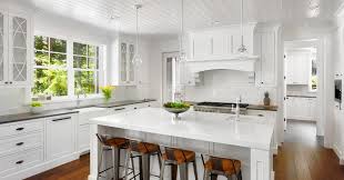 To go contemporary, pair your white cabinets with black hardware. White Kitchen Cabinets The Ultimate Design Guide