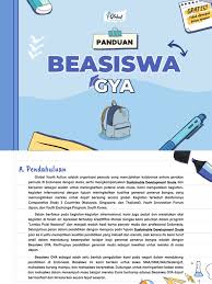 Seperti surat pernyataan kerja bermaterai, perjanjian,. Panduan Program Beasiswa Gya