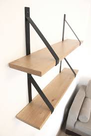 Solid Wooden And Steel Wall Shelves Steel Wall Shelves Wall Shelves