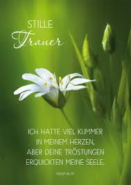 Trauerkarte Stille Trauer Trauer Beileid Spruche Spruche Trauer