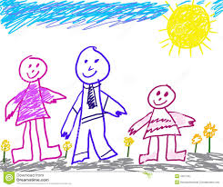Child S Drawing Google Search Drawings Drawing For Kids Wedding Vector Art