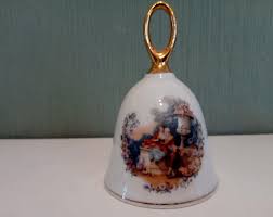 Canada Souvenir Porcelain Table Bell Etsy In 2020 Porcelain Flowers Bell Pictures Ceramic Bell