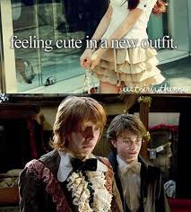 Cute In A New Outfit Harry Potter Harry Potter Funny Harry Potter Memes