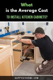 There is a world of different types of kitchen the cost of installing an entirely new range of kitchen cabinets will, of course, depend on which cabinets you've chosen to install, as well as the. What Is The Average Cost To Install Kitchen Cabinets Happy Diy Home