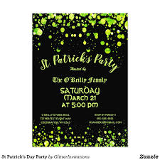 St Patrick S Day Party Invitation Zazzle Com In 2020 St Patricks Day Party Invitations St Patrick