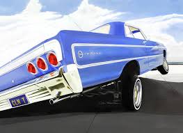 53 results for lowrider art poster. 64 Impala Lowrider Art Print By Colin Tresadern
