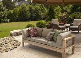 Large outdoor pillows, benches, and rocking chairs are all fantastic pieces to create a cozy space for you and your guests to relax. Home Improvement Home Repair And Home Renovation Diy Outdoor Seating Diy Patio Furniture Diy Outdoor Furniture