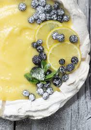 Lemon Curd Pavlova Perfect Any Time But Especially Nice For Easter Lemon Curd Pavlova Pavlova Lemon Curd