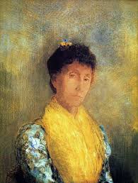 His nickname was a derivation of his mother's first name, odile, who was a french creole woman from louisiana. Woman In Yellow By Odilon Redon Redon Odilon