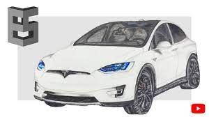 The images that existed in tesla model x drawing easy are consisting of best images and high vibes pictures. Tesla Model X Drawing Emanuel Schweizer Youtube