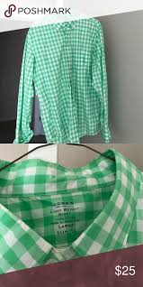 Host Pick J Crew Light Weight Green Plaid Shirt Green Plaid Shirt Plaid Shirt Men Plaid Shirt