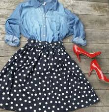 Black And White Polka Dot Skirt Outfit 68 Ideas Skirt Outfits Black And White Polka Dots Dot Skirt Outfit Polka Dot Shirt Outfit Polka Dot Skirt Black
