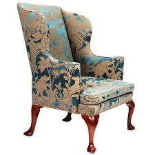 George I Upholstered Wingback Armchair Funky Chairs Furniture Wing Chair