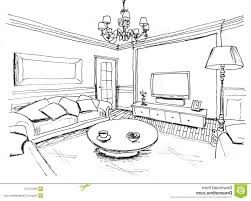 Christmas interior of the living room clipart k53156824 fotosearch. Living Room Clipart Black And White Png Novocom Top