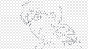 However, eren's attack titan is a strange exception to the rule. Line Art Drawing Eren Yeager Mangaka Sketch Determination White Face Png Pngegg