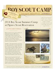 2014 Pipsico Boy Scout Camp Leader Guide By Evansommerfeld