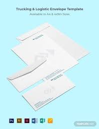 Trucking Logistics Envelope Template Word Psd Indesign Apple Mac Pages Publisher Illustrator Envelope Template Templates Printable Invitation Templates