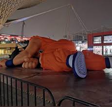 Fanart & cosplay posts should credit the artist in the title or be marked oc. Giant Yamcha Death Pose Statue Dragonball Forum Neoseeker Forums