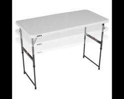 Our tall & narrow folding tables adjust to accommodate various display, serving & seating needs. Adjustable Height Folding Tables Storage Organization The Home Depot