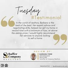 Profile for Barbara Fiene-Realtor with Schaffer & Company Realtors  Bre#01062634