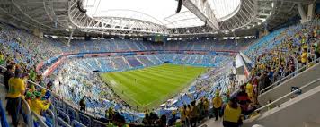 Nettkamera i nærleiken av stadion petrovskiy. Gazprom Arena Stadion In Sankt Peterburg St Petersburg