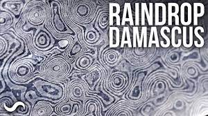 Making Raindrop Pattern Damascus Youtube