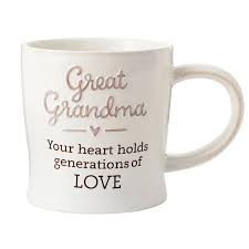 If she has a wild side she may get off the couch and hit the road after reading this book! Hallmark 1cap1013 Great Grandma Mug Ceramic In 2021 Grandma Mug Great Grandma Gifts Christmas Gifts For Grandma