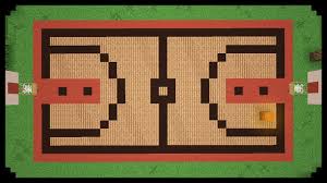 Minecraft How To Make A Basketball Court Minecraft Blueprints Minecraft Creations Minecraft