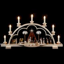 Candle Arch Christmas Story 64 Cm 56in 120v Electr Us Standard By Muller Kleinkunst