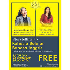 Grup wa indonesia tentang bahasa inggris. Sharing Session Storytelling 9 Rahasia Belajar Bahasa Inggris Surya Intentilia