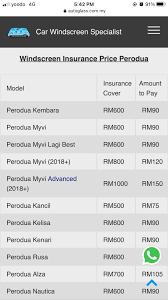 Contohnya, jika kos untuk menggantikan cermin anda ialah rm 1,000, anda perlu membayar sebanyak rm 150 (15% daripada rm 1,000) sebagai premium tambahan kepada harga insurans komprehensif kereta anda. Luthfi On Twitter Sebab Takkanla Kita Nak Keluarkan Duit Sendiri Untuk Bayar Gantikan Cermin Yang Pecah Retak Alang Alang Nak Renew Takaful Kereta Tambah Siap Siap Tambahan Untuk Cover Cermin Ni Bergantung Kepada Model Kereta Kita Macam
