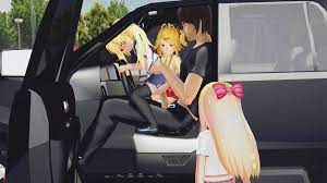 ponchi, black legwear, animated, animated gif, tagme, 1boy, 3d, 3girls, age  difference, blonde hair, car, car interior, censored, clothed sex, hetero,  loli, loli harem, motor vehicle, multiple girls, penis, school uniform, sex,