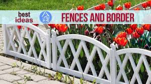 Find & download free graphic resources for garden fence. Beautiful Garden Ideas Decorative Fences And Border For Flower Beds Landscaping Youtube