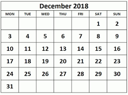 December 2018 Calendar Printable Template Calendar Printables September Calendar Calendar Word