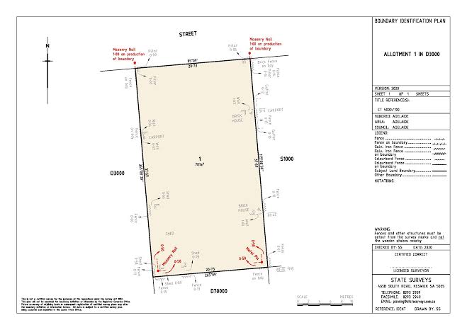 Boundary Layout Survey