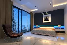 غرف نوم بلون ازرق المرسال