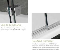 Mb3c 2 panel hinged bath screen. Kudos Inspire 950 X 1500mm Compact 4 Panel In Fold Bath Screen 4bascomplhs