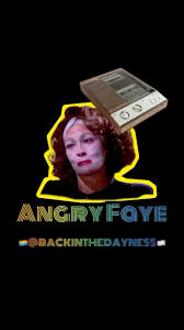 REposting because something went wrong the first time! 😩 ,  #BackInTheDayness that was the year 2006, an angry Faye, Dunaway that is,  left a furious voicemail to a biographer working