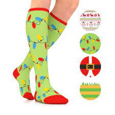 Go2socks Go2 Holiday Compression Socks For Women Men Nurses Runners 1520 Mmhg Medium Medical Compression Socks For Travel Nurse Compression Socks Sport Socks