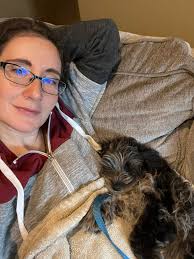 Our little Bear 🐻 he's grown so much. We've had him 4 weeks and he's a  dream (and a little shark 🤣) we said no to our bed.. he's in our bed!