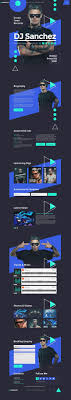 Prodj Creative Dj Producer Site Psd Template Psd Templates Band Website Wix Templates