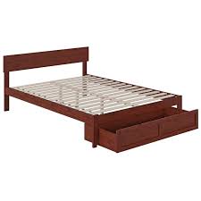 Home styles duet queen storage platform bed. Wooden Queen Bed Frame With Drawers