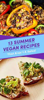 13 Easy Vegan Recipes To Make When It S Hot As Heck Outside Vegan Summer Recipes Summer Recipes Dinner Vegan Recipes Easy