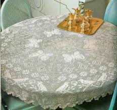 Round Crochet Tablecloth Patterns Crochet For Beginners Crochet Tablecloth Pattern Crochet Tablecloth Fillet Crochet