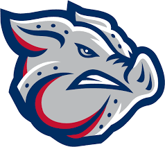 Lehigh Valley Ironpigs Alternate Logo 2008 A Silver Iron Pigs Head Fantasy Football Champion Pig Logo Lehigh Valley