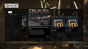 Ada yang dari play store namun ada juga yang dari luar play store dalam bentuk apk. Shop Deus Ex Mankind Divided Interface In Game